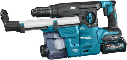 Load image into Gallery viewer, Makita hr009gm202 accu combihamer | 40 v max | sds-plus | 2 x 4.0 ah accu + snellader | in kunststof koffer - hr009gm202