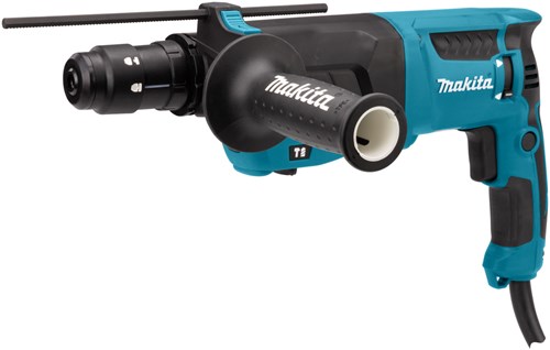 Load image into Gallery viewer, Makita hr2630tx12 combihamer | sds-plus | met verwisselbare boorkop 800w 2.4j + 17-delige boor beitelset - hr2630tx12