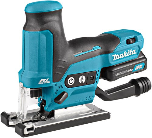Load image into Gallery viewer, Makita jv102dsaj 10,8v decoupeerzaag t-model 2,0 ah accu (2 st), lader, mbox - jv102dsaj