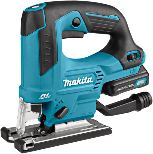 Load image into Gallery viewer, Makita jv103dsaj 10,8v decoupeerzaag d-greep 2,0 ah accu (2 st), lader, mbox