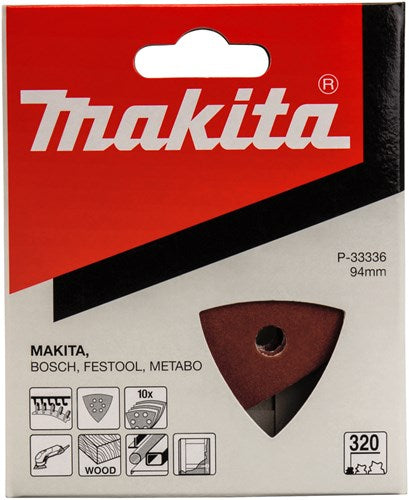 Afbeelding laden in galerijviewer, Makita accessoires schuurvel 3-k k320 red v. - p-33336