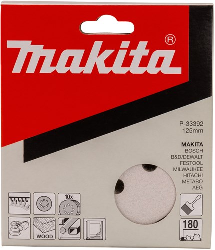 Load image into Gallery viewer, Makita accessoires schuurschijf k180 125 white v. - p-33392