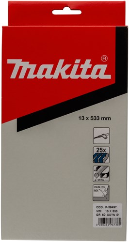 Load image into Gallery viewer, Makita accessoires schuurband blue lengte 533mm breedte 13mm korrel 60 - p-39497