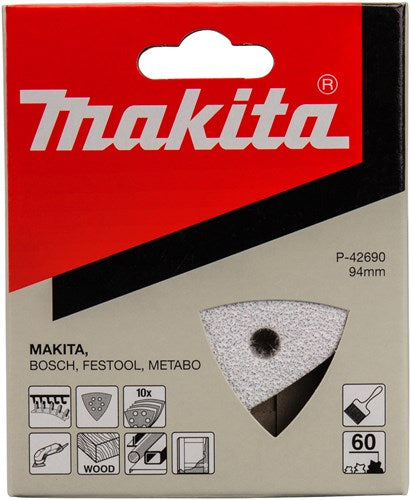 Load image into Gallery viewer, Makita accessoires schuurvel 3-k k60 white v. - p-42690