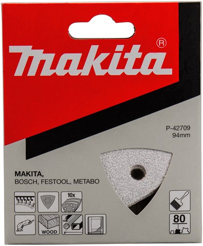 Load image into Gallery viewer, Makita accessoires schuurvel 3-k k80 white v. - p-42709