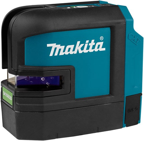 Load image into Gallery viewer, Makita sk106gdz kruislijn punt laser groen zonder accu's en lader, in doos met tas - sk106gdz