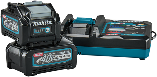 Load image into Gallery viewer, Makita startset xgt dc40ra 2x bl4040 xgt 40v max 4,0ah | met snellader - 191l77-9