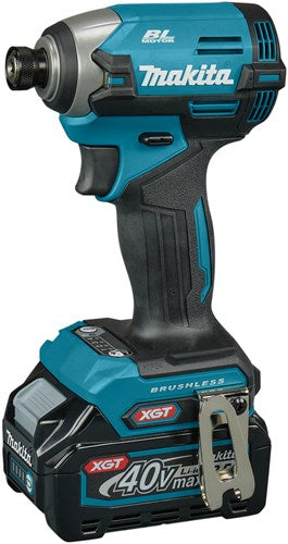 Load image into Gallery viewer, Makita td003gd201 | accu slagschroevendraaier | 40v max | 2 x 2.5 ah accu + lader - td003gd201
