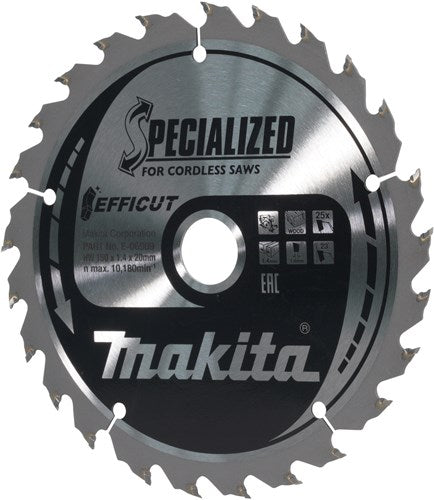 Load image into Gallery viewer, Makita accessoires makita zaagblad | hout | 150x20x1,4 | 25t | 23 graden - e-06909