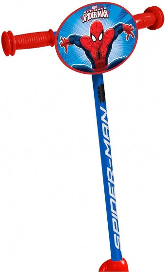 Load image into Gallery viewer, Spider-Man 3-wiel kinderstep voetrem jongens blauw