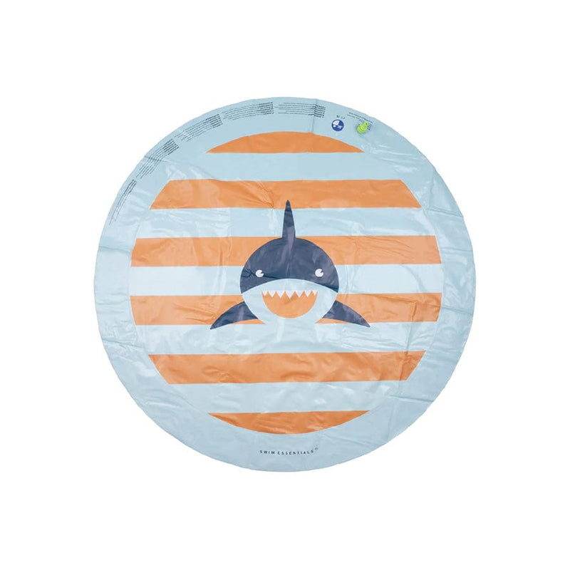 Afbeelding laden in galerijviewer, Tropical shark | meerkleurige waterspeelmat ø 150 cm