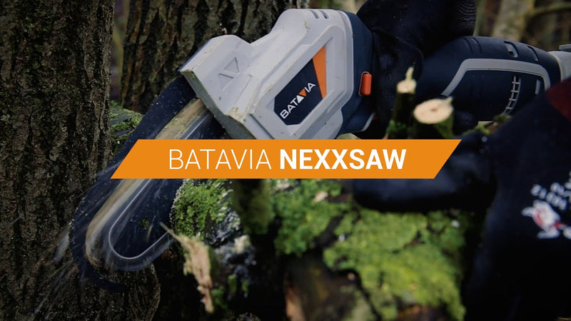 Load image into Gallery viewer, Batavia producten nexxsaw kettingzaag maxxpack 18v plus2ah accuplusoplader