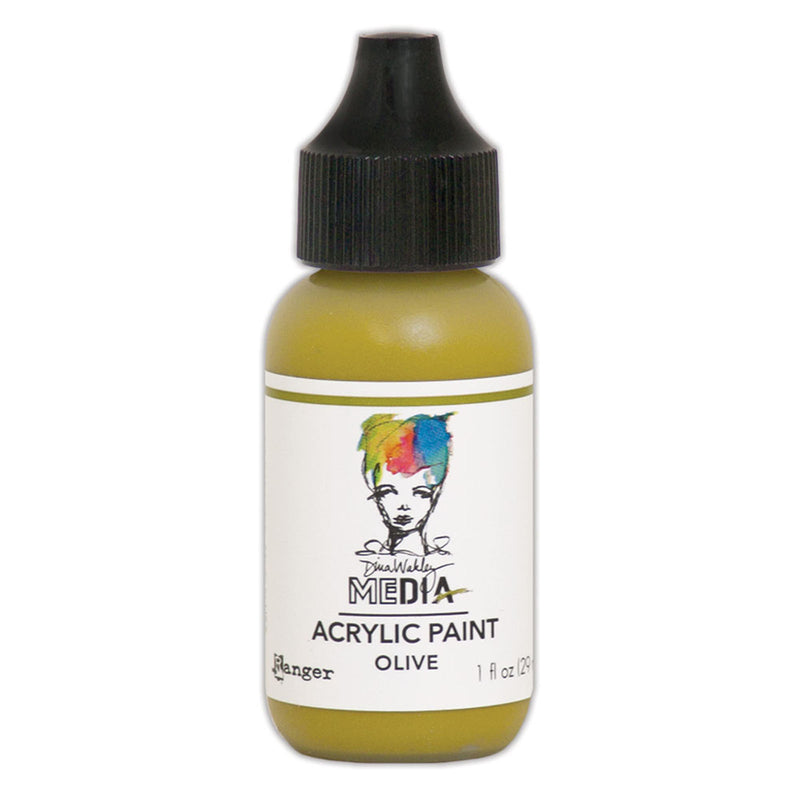 Load image into Gallery viewer, Ranger ink ranger • dina wakley media heavy body acrylic paint olive