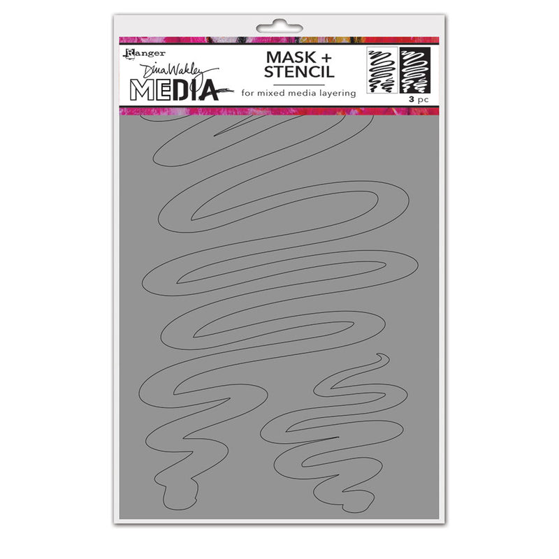 Load image into Gallery viewer, Ranger ink ranger • dina wakley media stencils meandering masks
