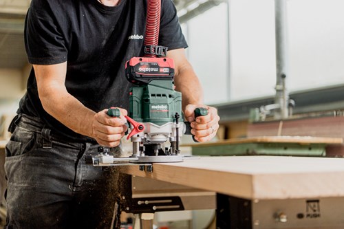 Load image into Gallery viewer, Metabo ofv 18 ltx bl 12 accu bovenfrees | zonder accu-packs en lader - 601743840