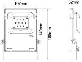 Afbeelding laden in galerijviewer, Mi-light miboxer rgb-cct led schijnwerper ip65 10w - led0247
