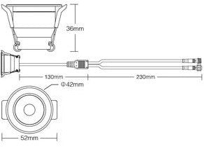 Afbeelding laden in galerijviewer, Mi-light miboxer rgb-cct mini downlighter 3w 12v rgb+2700-2200k - led0290