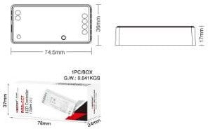 Afbeelding laden in galerijviewer, Mi-light miboxer zigbee rgb-cct controller voor led strips - led0274