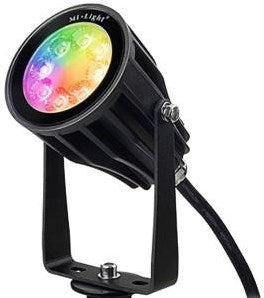 Afbeelding laden in galerijviewer, Mi-light miboxer zigbee rgb-cct led tuinspot ip65 6w rond zwart - led0280