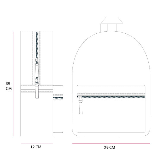 Load image into Gallery viewer, Milky kiss next level vibes schooltas meisjes 13,5 liter lichtroze