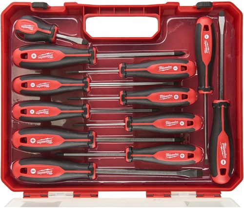 Load image into Gallery viewer, Milwaukee accessoires tri-lobe schroevendraaier set 4 - 12pc - 4932472003