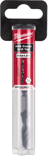 Load image into Gallery viewer, Milwaukee accessoires milwaukee boor tap combinatie | 1 4 hss-g | m8x57mm - 4932498265