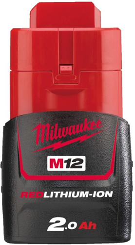 Load image into Gallery viewer, Milwaukee m12 b2 accu (12 v 2.0ah redlithium-ion) - 4932430064