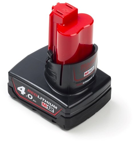 Load image into Gallery viewer, Milwaukee m12 b4 accu (12 v 4.0ah redlithium-ion) - 4932430065