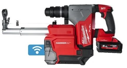 Load image into Gallery viewer, Milwaukee m18 onefhpx del-552c | sds-plus boorhamer met stofafzuiging | set | 2x 5,0ah accu - 4933478498