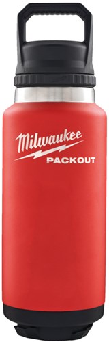 Load image into Gallery viewer, Milwaukee packout™ 1065 ml fles met deksel rood - 4932493467