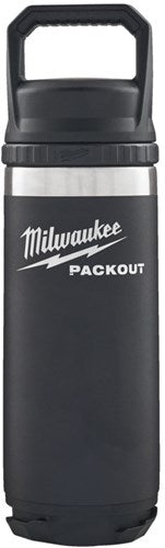 Load image into Gallery viewer, Milwaukee packout™ 532 ml fles met deksel zwart - 4932493992