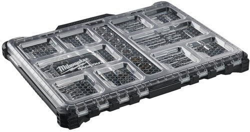 Load image into Gallery viewer, Milwaukee ratel- en dopsleutelset packout metrisch ¼ ½ (63-delig) - 4932493661