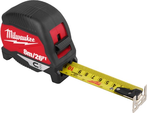 Load image into Gallery viewer, Milwaukee rolmaat | gen iiii | magnetisch | 8 m x 30 mm (26 ft) - 4932498771