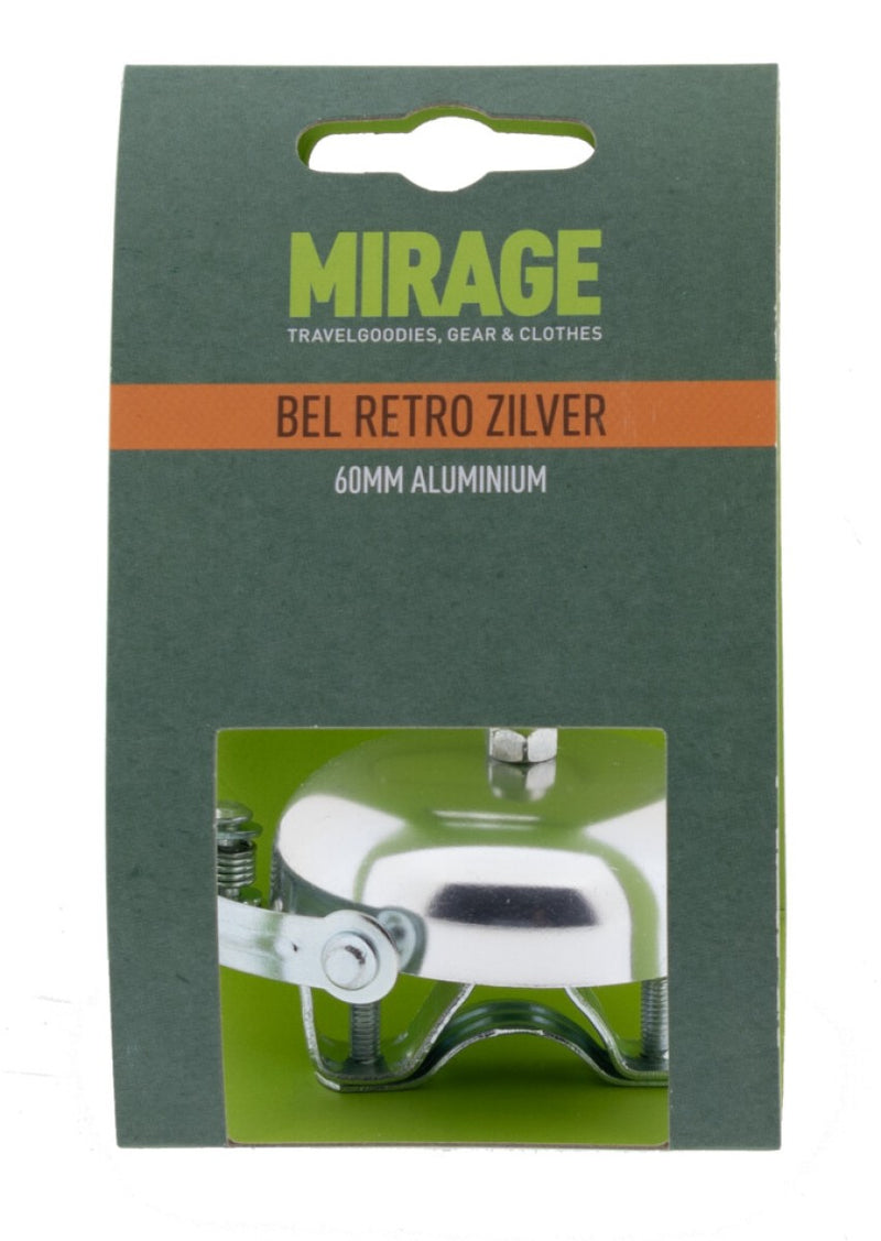 Load image into Gallery viewer, Mirage bel retro alu 60mm, zilver