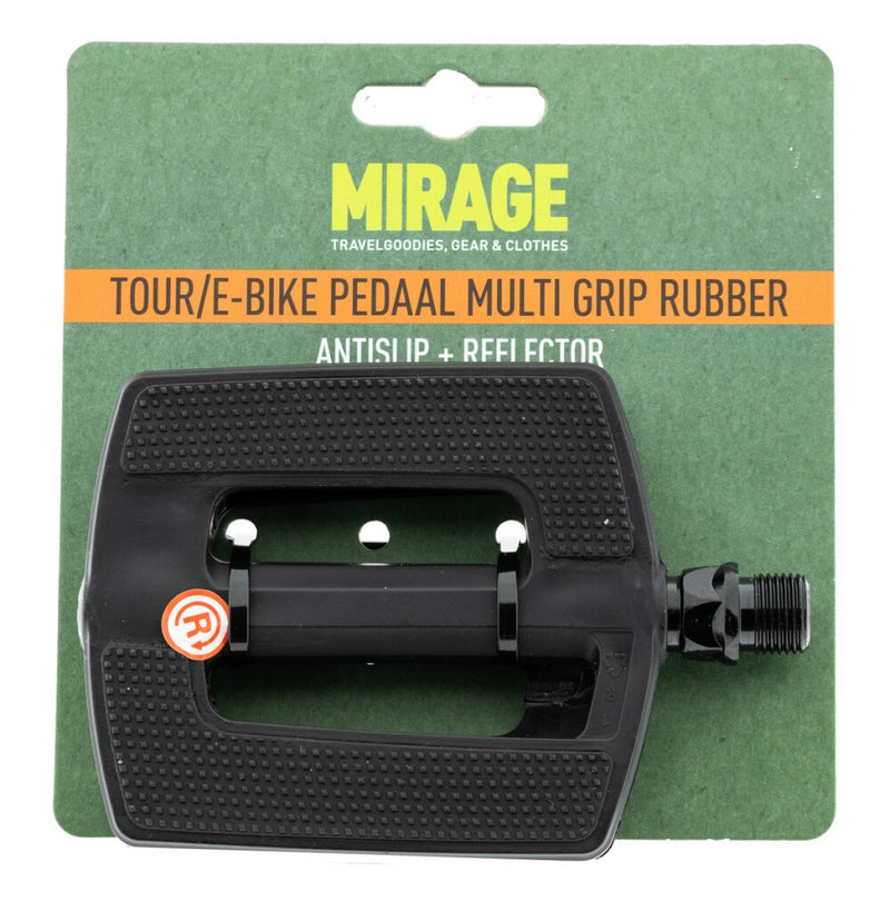 Load image into Gallery viewer, Mirage pedalen tour ebike multigrip kunststof rubber zwart