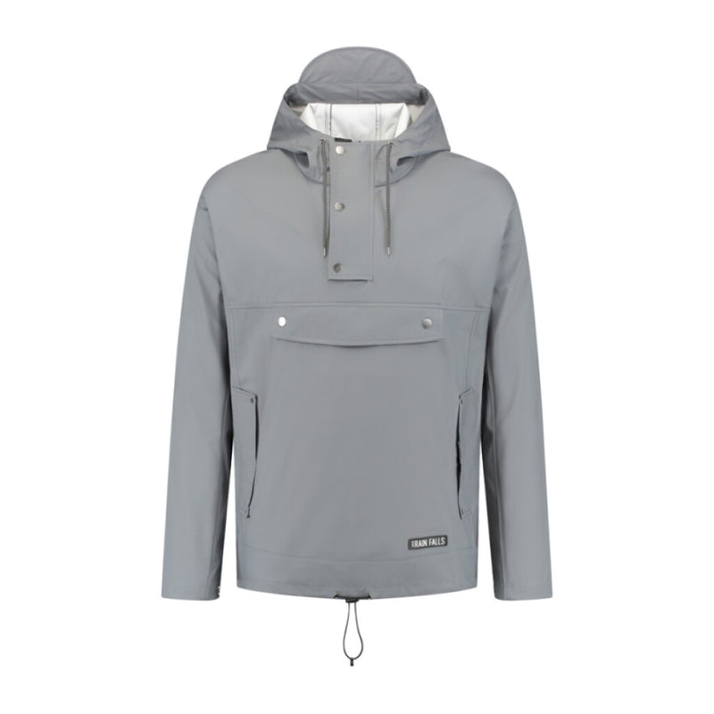 Load image into Gallery viewer, Mirage regenjas rainfall closed jacket - maat l - gemaakt van polyester soft touch - earl grey