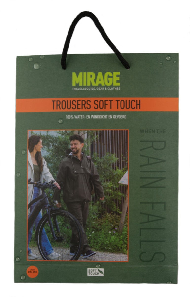 Load image into Gallery viewer, Mirage regenbroek rainfall soft touch maat s grijs