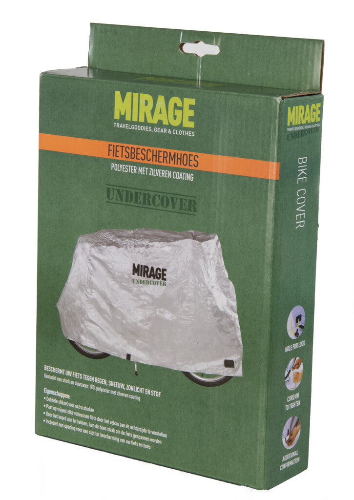 Load image into Gallery viewer, Mirage Fietspyama hoes overtrek voor 1 fiets kleur antraciet in doos