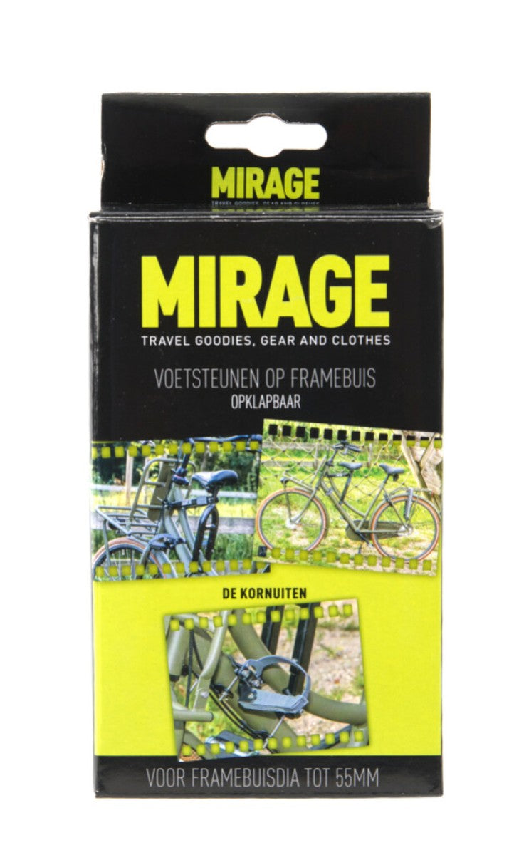 Load image into Gallery viewer, Voetsteunen Mirage met rubber riem inclusief framebuisklem