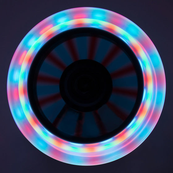 Load image into Gallery viewer, Muuwmi Neon 2-wiel Kinderstep LED Opvouwbaar Voetrem Zwart Groen
