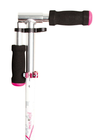 Load image into Gallery viewer, Muuwmi 2-wiel Kinderstep Opvouwbaar Voetrem Wit Roze