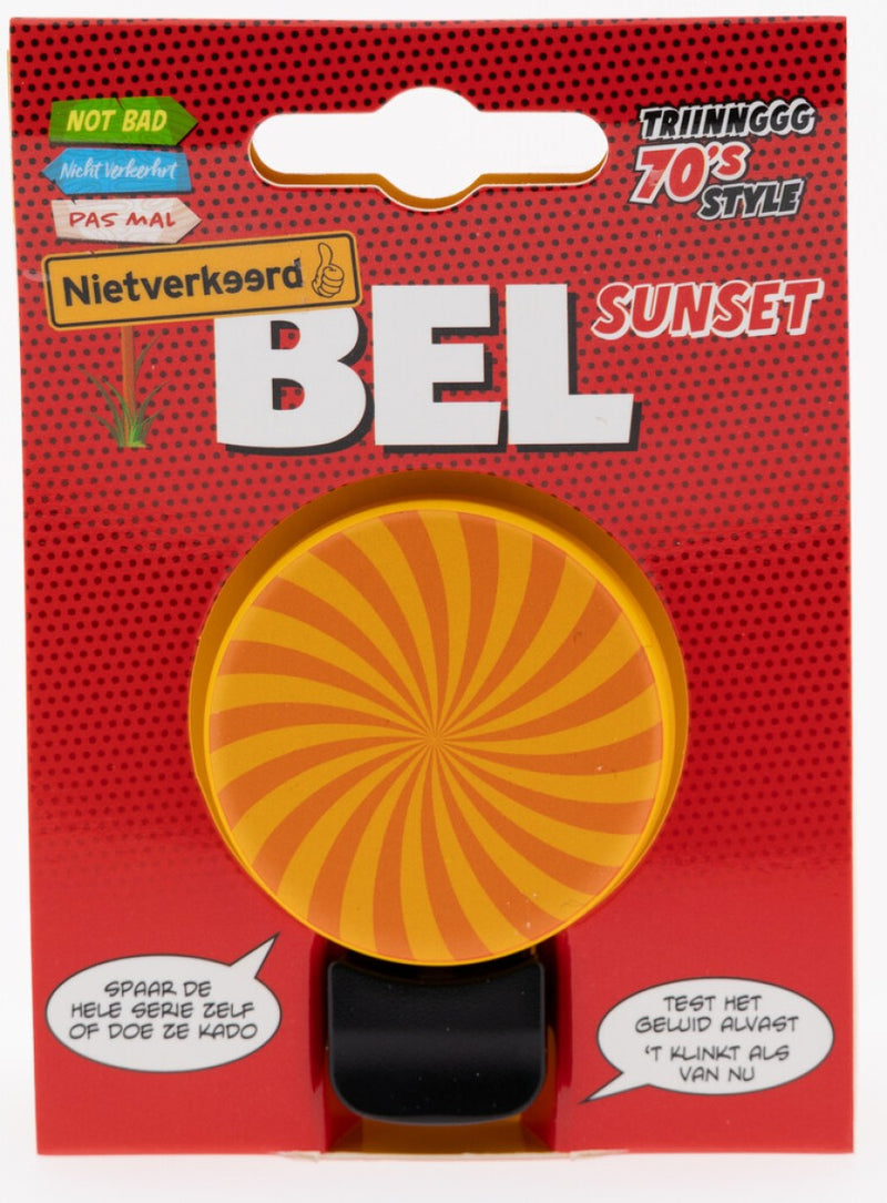 Load image into Gallery viewer, Nietverkeerd bel 70s 40mm sunset