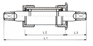 Load image into Gallery viewer, Neco Trapas Met Stalen Cups JIS 122,5 31 mm