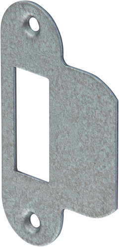 Afbeelding laden in galerijviewer, Nemef p1255 sluitplaat | messing 23.3x71.5mm afgerond| dr 1+2+3+4 - 9125590540
