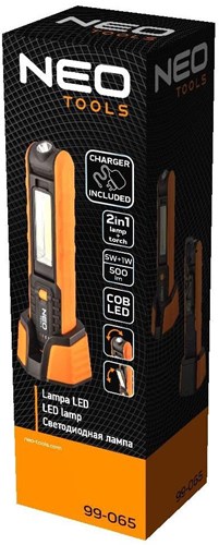 Afbeelding laden in galerijviewer, Neo led looplamp | oplaadbaar oranje | + docking station - 5448680