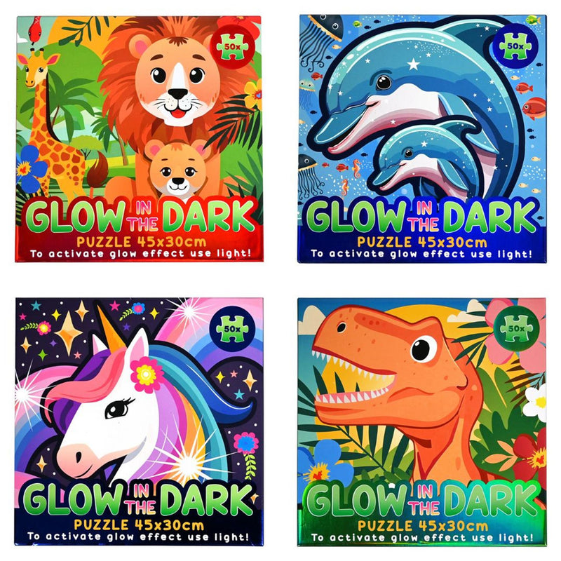 Load image into Gallery viewer, Glow in the dark puzzel 50pcs