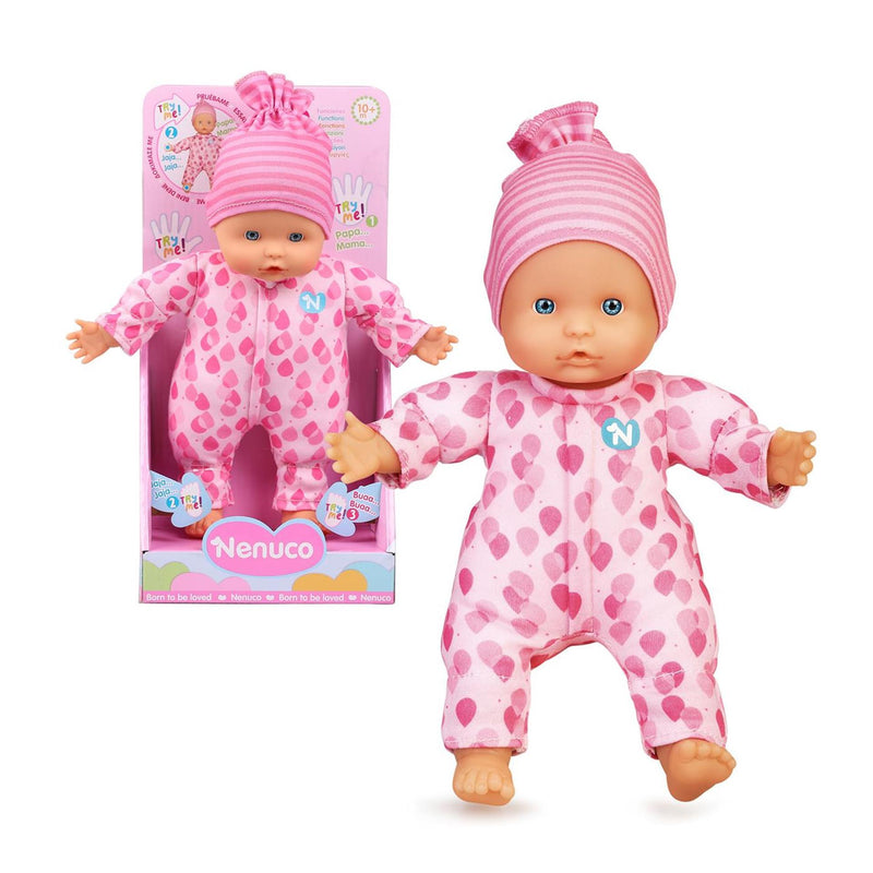 Load image into Gallery viewer, Nenuco zachte babypop 25cm met 3 functies