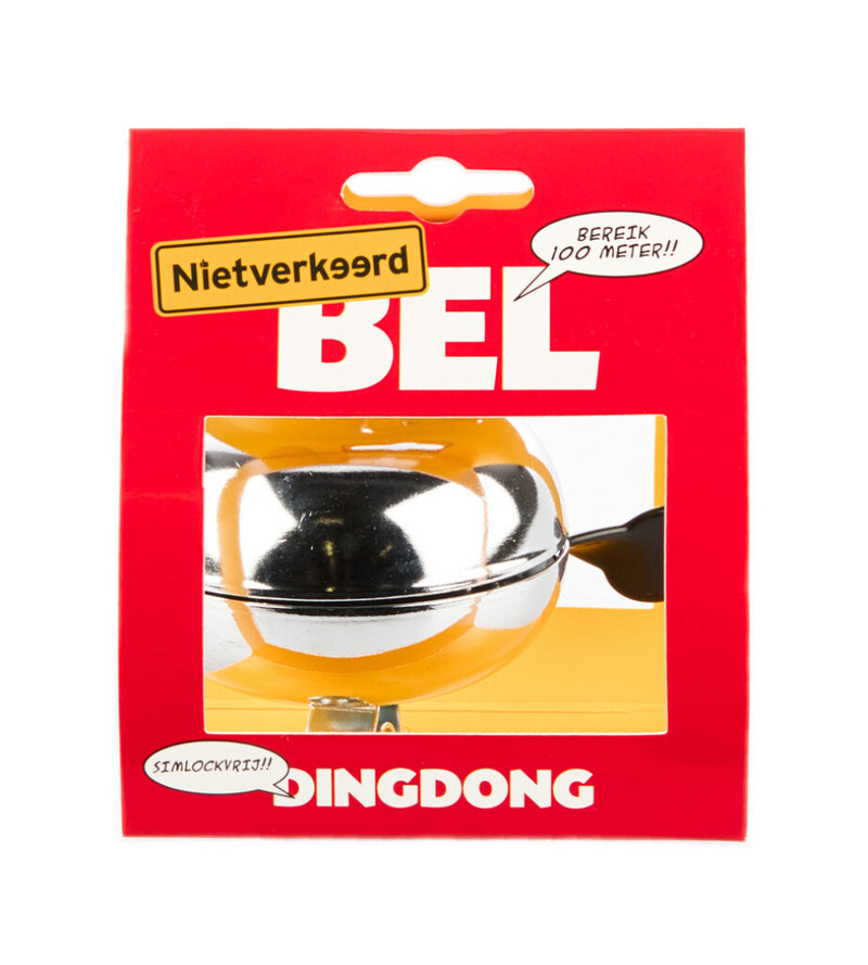Afbeelding laden in galerijviewer, Nietverkeerd DD Bel 80mm Chroom 1506880NV