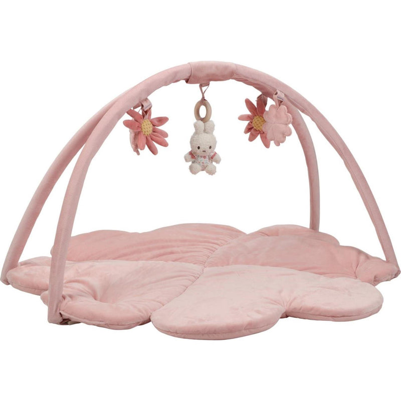Afbeelding laden in galerijviewer, Little dutch nijntje lucky blossom speelkleed met boog 90x90cm polyester