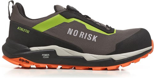 Load image into Gallery viewer, No risk athletic low fls orange green 1219.06 s3l | zwart | maat 46 - 5607421135462